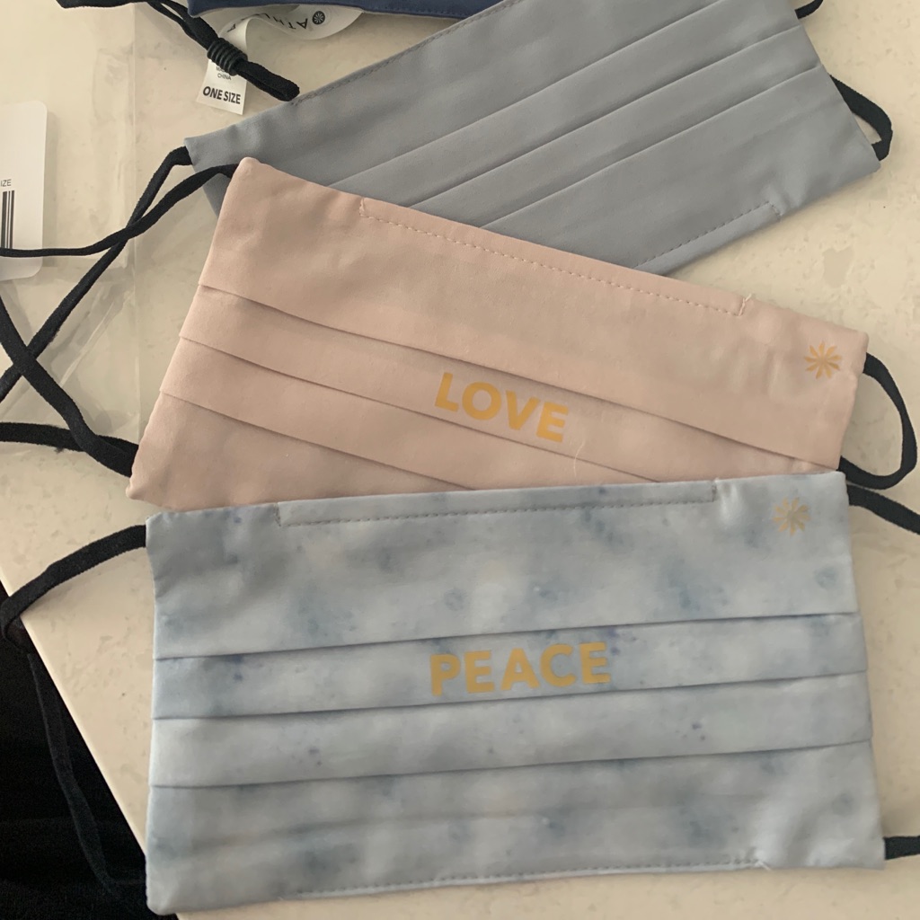 Athleta Pack Of 5 Face Masks Brand New Athleta Pack Of 5 Face Masks Brand New